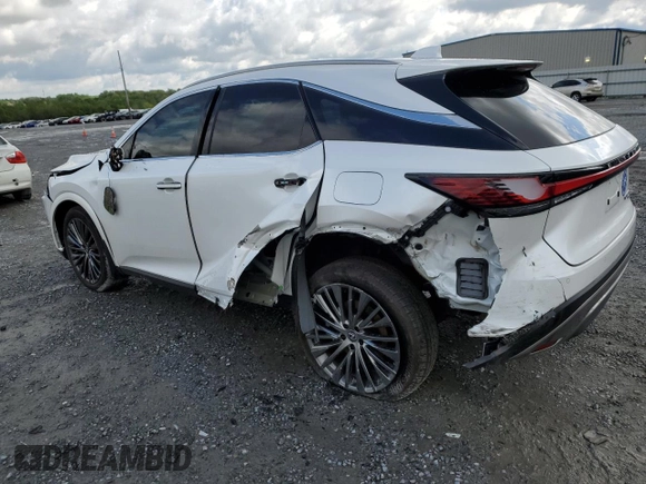 2023 Lexus RX 350h with VIN 2T2BBMCAXPC008715, listed as a Copart auction lot 52607205 with 18,421 mi miles and Salvage title. Bid and sale history available at DreamBid. Image 2.