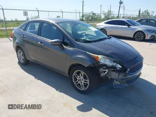 2017 Ford Fiesta SE with VIN 3FADP4BJ5HM119624, listed as a IAAI auction lot 41991016 with 164,841 mi miles. Bid and sale history available at carsss.com. Image 1.