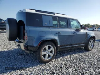 2022 Land Rover Defender SE with VIN SALEPERU8N2067390, listed as a Copart auction lot 52444155 with 35,165 mi miles and Salvage title. Bid and sale history available at DreamBid. Image 3.