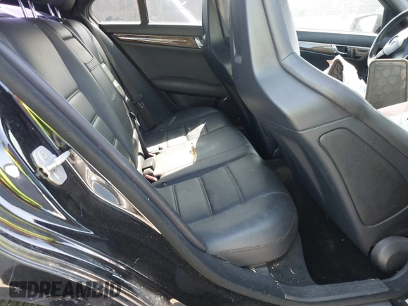 2010 Mercedes-Benz C 63 AMG with VIN WDDGF7HB9AF438001, listed as a IAAI auction lot 42163284 with 105,544 mi miles and . Bid and sale history available at carsss.com. Image 8.
