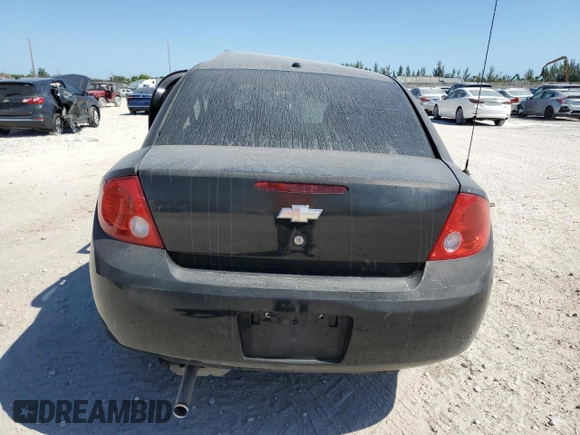 2008 Chevrolet Cobalt LS with VIN 1G1AK58F087206614, listed as a Copart auction lot 53468145 with 121,279 mi miles and Salvage Title. Bid and sale history available at DreamBid. Image 6.