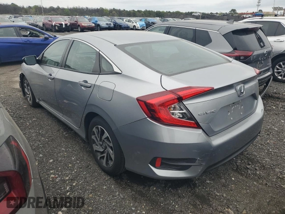 2016 Honda Civic EX with VIN 19XFC2F70GE066230, listed as a Copart auction lot 56162955 with 43,372 mi miles and Salvage Title. Bid and sale history available at DreamBid. Image 2.