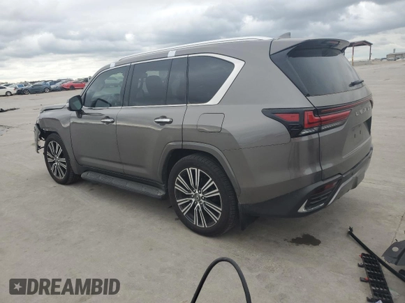 2024 Lexus LX 600 Luxury z VIN JTJGB7CX2R4052260, wystawiony jako Copart lot #50761565 z przebiegiem 15 400 mil mil oraz Szkoda całkowita • Salvage title. Historia ofert i sprzedaży dostępna na DreamBid. Obrazek 2.