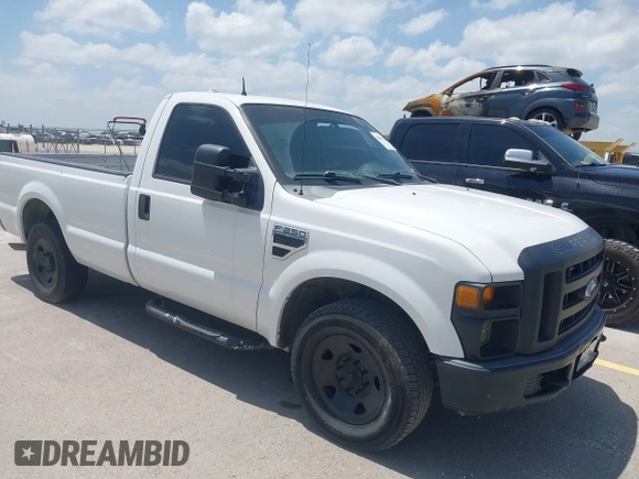 2008 Ford F-250 XL with VIN 1FTNF20548ED30900, listed as a IAAI auction lot 42695432 with Not provided miles and . Bid and sale history available at DreamBid. Image 1.