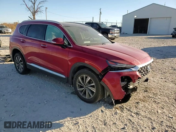 2019 Hyundai Santa Fe Ultimate with VIN 5NMS5CAD6KH068464, listed as a Copart auction lot 77630254 with 90,172 mi miles and Salvage Title. Bid and sale history available at carsss.com. Image 11.