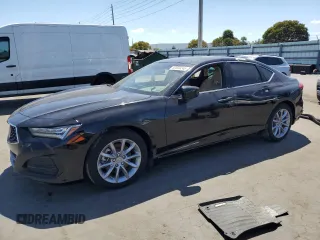 2023 Acura TLX with VIN 19UUB5F36PA002609, listed as a Copart auction lot 50009245 with Not provided miles and Salvage title. Bid and sale history available at DreamBid. Image 1.