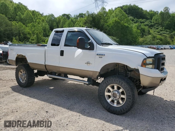 2006 Ford F-250 XL with VIN 1FTSX21P56ED46519, listed as a Copart auction lot 57041415 with 193,834 mi miles and Non repairable. Bid and sale history available at DreamBid. Image 4.
