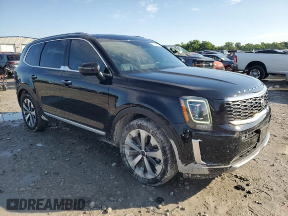 2021 Kia Telluride S with VIN 5XYP6DHC5MG108911, listed as a Copart auction lot 56204825 with 62,699 mi miles and Salvage title. Bid and sale history available at DreamBid. Image 4.