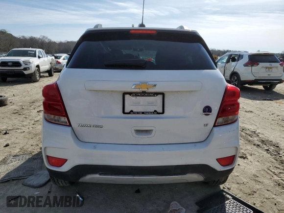2018 Chevrolet Trax LT with VIN 3GNCJPSBXJL147567, listed as a Copart auction lot 46701695 with 60,943 mi miles and Salvage Title. Bid and sale history available at carsss.com. Image 6.