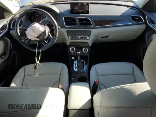 2015 Audi Q3 Premium Plus with VIN WA1BFCFS7FR014199, listed as a Copart auction lot 81987154 with 62,071 mi miles and Salvage title. Bid and sale history available at DreamBid. Image 8.