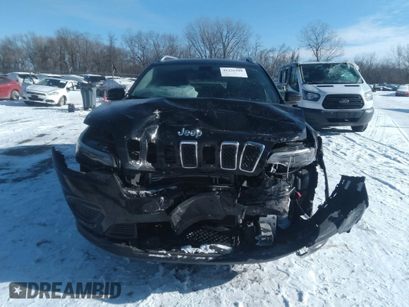 2020 Jeep Cherokee Latitude with VIN 1C4PJMCB8LD560412, listed as a IAAI auction lot 41235399 with 68,473 mi miles. Bid and sale history available at carsss.com. Image 12.