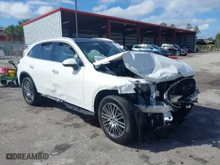 2025 Mercedes-Benz GLC with VIN W1NKM4HB3SF237083, listed as a IAAI auction lot 41666241 with 1 mi miles. Bid and sale history available at carsss.com. Image 1.