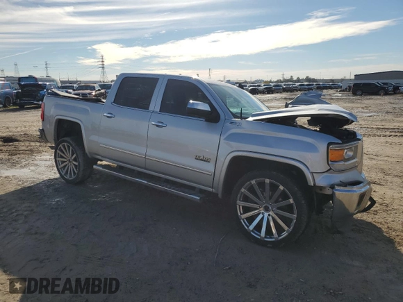 2015 GMC Sierra 1500 SLT with VIN 3GTU2VEJ2FG414590, listed as a Copart auction lot 89140905 with 88,373 mi miles and Salvage Title. Bid and sale history available at DreamBid. Image 4.