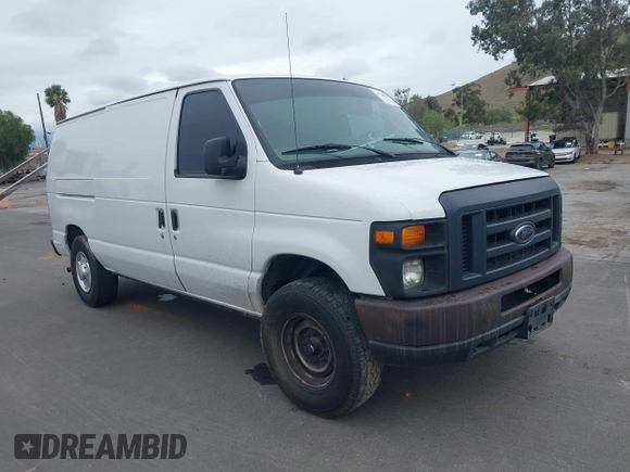 2012 Ford Econoline Cargo Commercial with VIN 1FTNE1EW6CDA42261, listed as a IAAI auction lot 41750879 with 249,408 mi miles and . Bid and sale history available at carsss.com. Image 1.