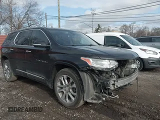 2018 Chevrolet Traverse Premier with VIN 1GNERKKW1JJ254019, listed as a IAAI auction lot 41917895 with 153,258 mi miles. Bid and sale history available at carsss.com. Image 1.