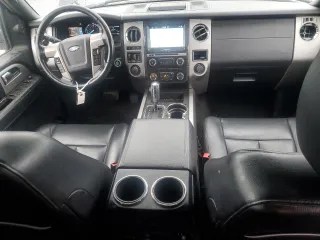 2017 Ford Expedition EL Limited with VIN 1FMJK2AT6HEA31721, listed as a Copart auction lot 43151515 with 144,388 mi miles and Salvage Title. Bid and sale history available at carsss.com. Image 8.