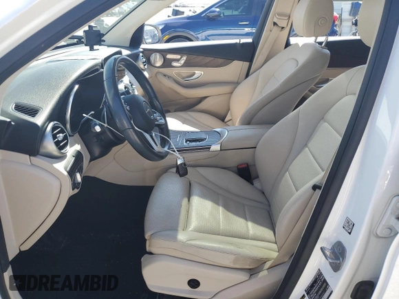 2021 Mercedes-Benz GLC 300 with VIN W1N0G8EB1MF869447, listed as a Copart auction lot 58706025 with 70,706 mi miles and Salvage title. Bid and sale history available at DreamBid. Image 7.