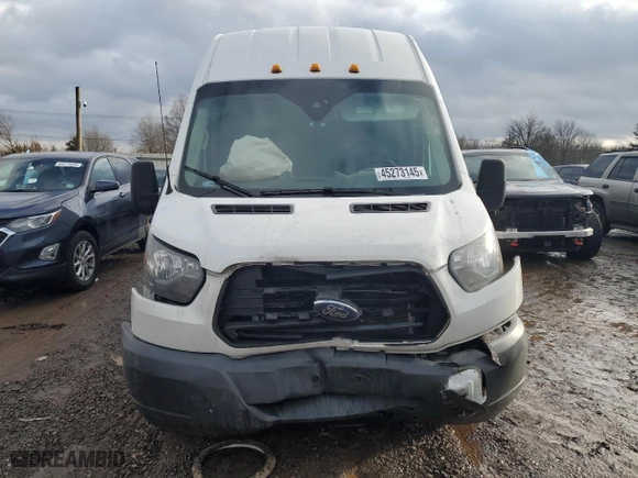 2017 Ford Transit Van with VIN 1FTRS4XV1HKA87210, listed as a Copart auction lot 45273145 with 137,738 mi miles and Salvage Title. Bid and sale history available at carsss.com. Image 5.
