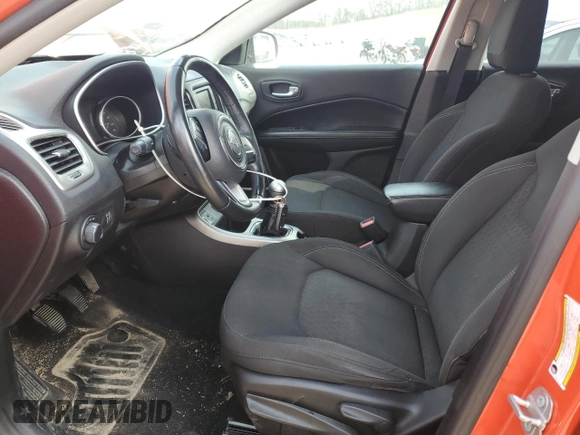 2017 Jeep Compass Sport with VIN 3C4NJCAB9HT669130, listed as a Copart auction lot 54504545 with 153,527 mi miles and Non Repairable. Bid and sale history available at carsss.com. Image 7.