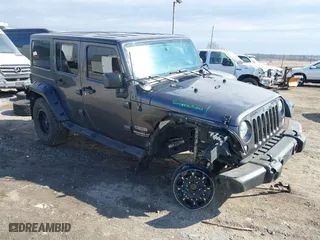 2014 Jeep Wrangler Unlimited Sport with VIN 1C4HJWDG1EL251271, listed as a IAAI auction lot 41647210 with 100,168 mi miles. Bid and sale history available at carsss.com. Image 1.