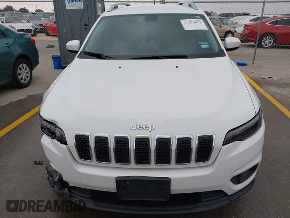 2019 Jeep Cherokee Latitude Plus with VIN 1C4PJLLX9KD203048, listed as a IAAI auction lot 42293811 with 56,221 mi miles and . Bid and sale history available at DreamBid. Image 13.