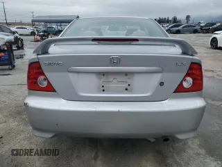 2005 Honda Civic Cpe LX with VIN 1HGEM22555L067702, listed as a Copart auction lot 48069335 with 152,838 mi miles and Salvage Title. Bid and sale history available at carsss.com. Image 6.