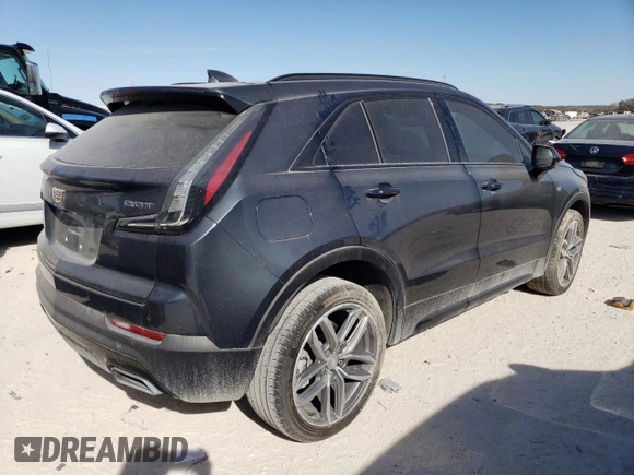 2019 Cadillac XT4 AWD Sport with VIN 1GYFZFR48KF136220, listed as a Copart auction lot 37854353 with 0 mi miles. Bid and sale history available at carsss.com. Image 3.