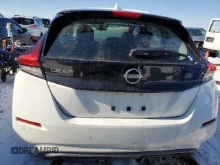 2025 Nissan LEAF S with VIN 1N4AZ1BV9SC558655, listed as a Copart auction lot 41815795 with 3,218 mi miles and Salvage Title. Bid and sale history available at carsss.com. Image 6.