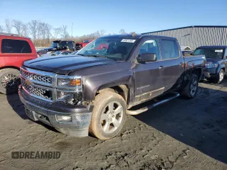 2015 Chevrolet Silverado 1500 LT with VIN 3GCUKREC7FG148041, listed as a Copart auction lot 42621265 with 148,248 mi miles and Salvage Title. Bid and sale history available at carsss.com. Image 1.