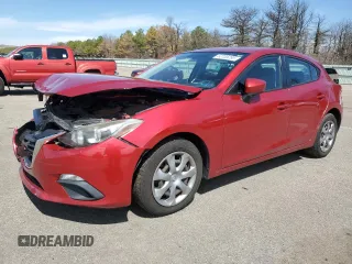 2016 Mazda 3 i Sport with VIN JM1BM1J78G1328821, listed as a Copart auction lot 52765265 with 155,804 mi miles and Salvage Title. Bid and sale history available at DreamBid. Image 1.