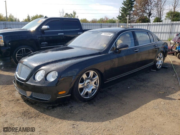 2006 Bentley Continental Flying Spur with VIN SCBBR53W06C032405, listed as a Copart auction lot 71853094 with 92,408 mi miles and Clean Title. Bid and sale history available at carsss.com. Image 1.