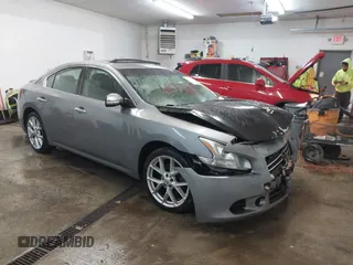 2009 Nissan Maxima SV with VIN 1N4AA51E29C826939, listed as a IAAI auction lot 41606987 with 258,885 mi miles and . Bid and sale history available at DreamBid. Image 1.