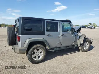 2013 Jeep Wrangler Unlimited Sport z VIN 1C4BJWDG7DL597491, wystawiony jako Copart lot #50719435 z przebiegiem Nie podano mil oraz Szkoda całkowita • Salvage title. Historia ofert i sprzedaży dostępna na DreamBid. Obrazek 3.