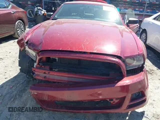 2014 Ford Mustang V6 with VIN 1ZVBP8EM8E5322665, listed as a IAAI auction lot 41817768 with 97,405 mi miles. Bid and sale history available at carsss.com. Image 6.
