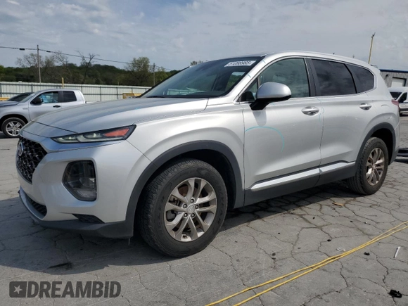 2019 Hyundai Santa Fe SE with VIN 5NMS23ADXKH016781, listed as a Copart auction lot 51088985 with 133,068 mi miles and Salvage Title. Bid and sale history available at carsss.com. Image 1.
