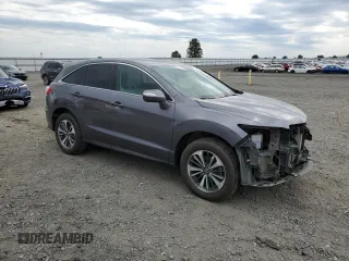 2018 Acura RDX Advance with VIN 5J8TB4H79JL004503, listed as a Copart auction lot 58496815 with 69,566 mi miles and Salvage title. Bid and sale history available at DreamBid. Image 4.