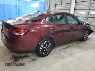 2025 Nissan Sentra SV z VIN 3N1AB8CV0SY241492, wystawiony jako Copart lot #60032225 z przebiegiem 11 651 mil mil oraz Nie do naprawy • Non repairable. Historia ofert i sprzedaży dostępna na DreamBid. Obrazek 3.