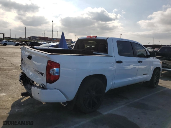 2016 Toyota Tundra 2WD Truck SR5 with VIN 5TFEM5F15GX105819, listed as a Copart auction lot 50968275 with 0 mi miles and Salvage Title. Bid and sale history available at carsss.com. Image 3.
