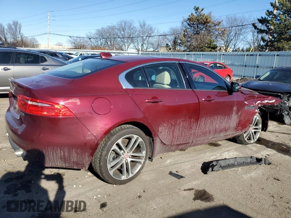2017 Jaguar XE 35t Premium with VIN SAJAJ4BV6HA972095, listed as a Copart auction lot 43234925 with 57,599 mi miles and Salvage Title. Bid and sale history available at carsss.com. Image 3.