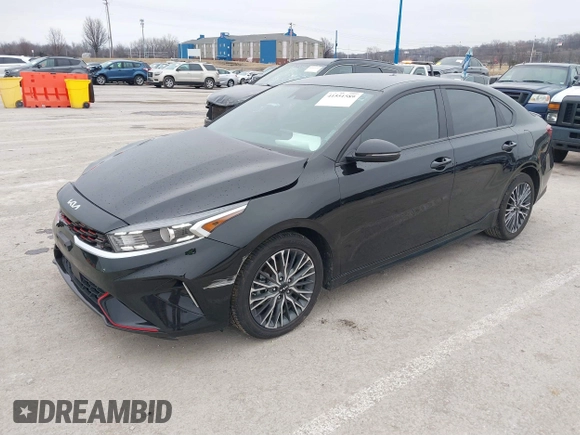 2024 Kia Forte GT-Line with VIN 3KPF54AD4RE739123, listed as a IAAI auction lot 41551589 with 42,284 mi miles. Bid and sale history available at carsss.com. Image 17.