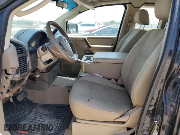 2008 Nissan Titan XE with VIN 1N6BA06A88N301438, listed as a Copart auction lot 59638385 with 122,576 mi miles and Salvage title. Bid and sale history available at DreamBid. Image 7.