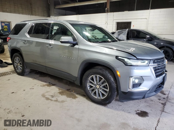 2023 Chevrolet Traverse LT with VIN 1GNEVHKW9PJ100679, listed as a Copart auction lot 62877185 with 38,484 mi miles and Salvage title. Bid and sale history available at DreamBid. Image 4.