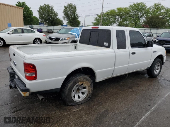 2011 Ford Ranger XLT with VIN 1FTLR4EEXBPA89648, listed as a Copart auction lot 54789615 with 106,630 mi miles and Salvage title. Bid and sale history available at DreamBid. Image 3.