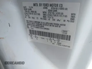 2015 Ford F-250 XLT с VIN 1FT7X2B61FEC28060, выставлен на аукционе IAAI как лот 41941395 с пробегом 235 517 миль миль и . История ставок и продаж доступна на DreamBid. Изображение 9.