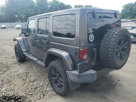 2018 Jeep Wrangler JK Unlimited Sahara with VIN 1C4BJWEG8JL873719, listed as a Copart auction lot 64660824 with 110,413 mi miles and Salvage Title. Bid and sale history available at carsss.com. Image 2.