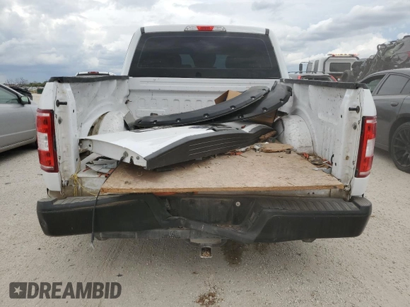 2018 Ford F-150 XL with VIN 1FTEW1EB4JKE30091, listed as a Copart auction lot 69098894 with 165,622 mi miles and Salvage Title. Bid and sale history available at carsss.com. Image 6.