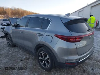 2021 Kia Sportage LX with VIN KNDPMCAC7M7942234, listed as a IAAI auction lot 41313686 with 48,454 mi miles and . Bid and sale history available at carsss.com. Image 3.