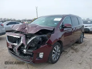 2017 Kia Sedona EX with VIN KNDMC5C11H6278098, listed as a IAAI auction lot 41581577 with 98,748 mi miles. Bid and sale history available at carsss.com. Image 17.