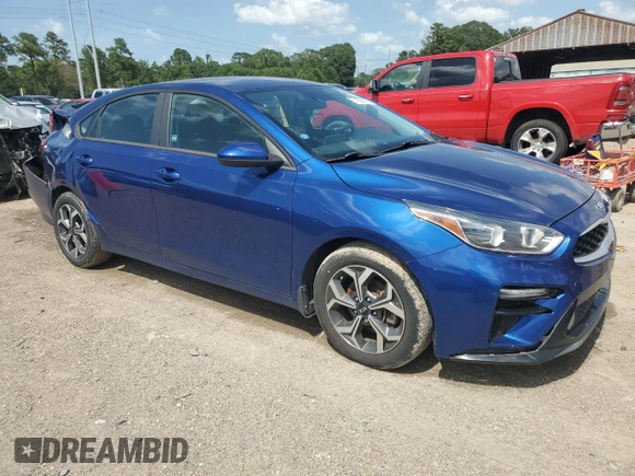 2019 Kia Forte LXS with VIN 3KPF24AD4KE107057, listed as a Copart auction lot 61858535 with 54,807 mi miles and Salvage title. Bid and sale history available at DreamBid. Image 4.