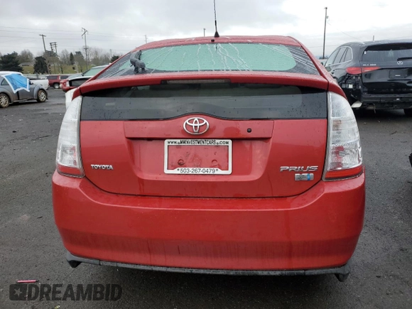 2007 Toyota Prius with VIN JTDKB20U977545407, listed as a Copart auction lot 44200695 with 147,660 mi miles and Salvage Title. Bid and sale history available at carsss.com. Image 6.